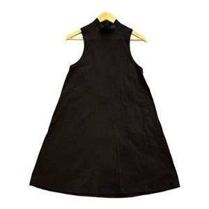 Luluelemon All Aligned A-Line Dress Little Black Size6 Casual Travel Knee Length